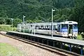 KiHa 47 and 40, Oshirakawa Station, September 2012