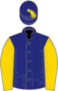 St patricks blue, gold sleeves, st patricks blue cap, gold tassel