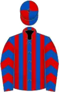 Red and Blue stripes, Quartered cap