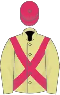 Primrose, Cherry cross belts and cap