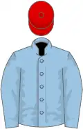 Light Blue, Red cap