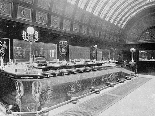 The Bar of the original Palace Hotel c.1895