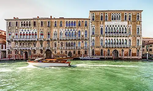 Ca' Foscari University of Venice, Veneto. Its teaching and research is centred around economics & business, humanities, and modern languages.[20]