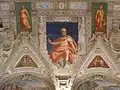 Luca Cambiaso, Gerolamo Grimaldi as a condottiere, fresco in the Ulysses Room