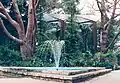 The chapel grounds feature fountains and gardens.