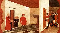 Paolo Uccello Miracle of the Desecrated Host (Scene 2), 43 x 58&nbsp;cm