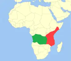 Map of range