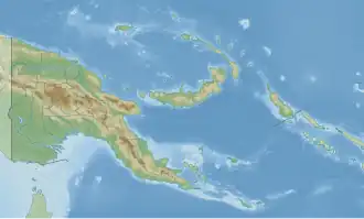 Location of Goodenough Bay in Papua New Guinea
