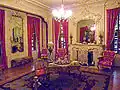 The neo-Rococo main parlor