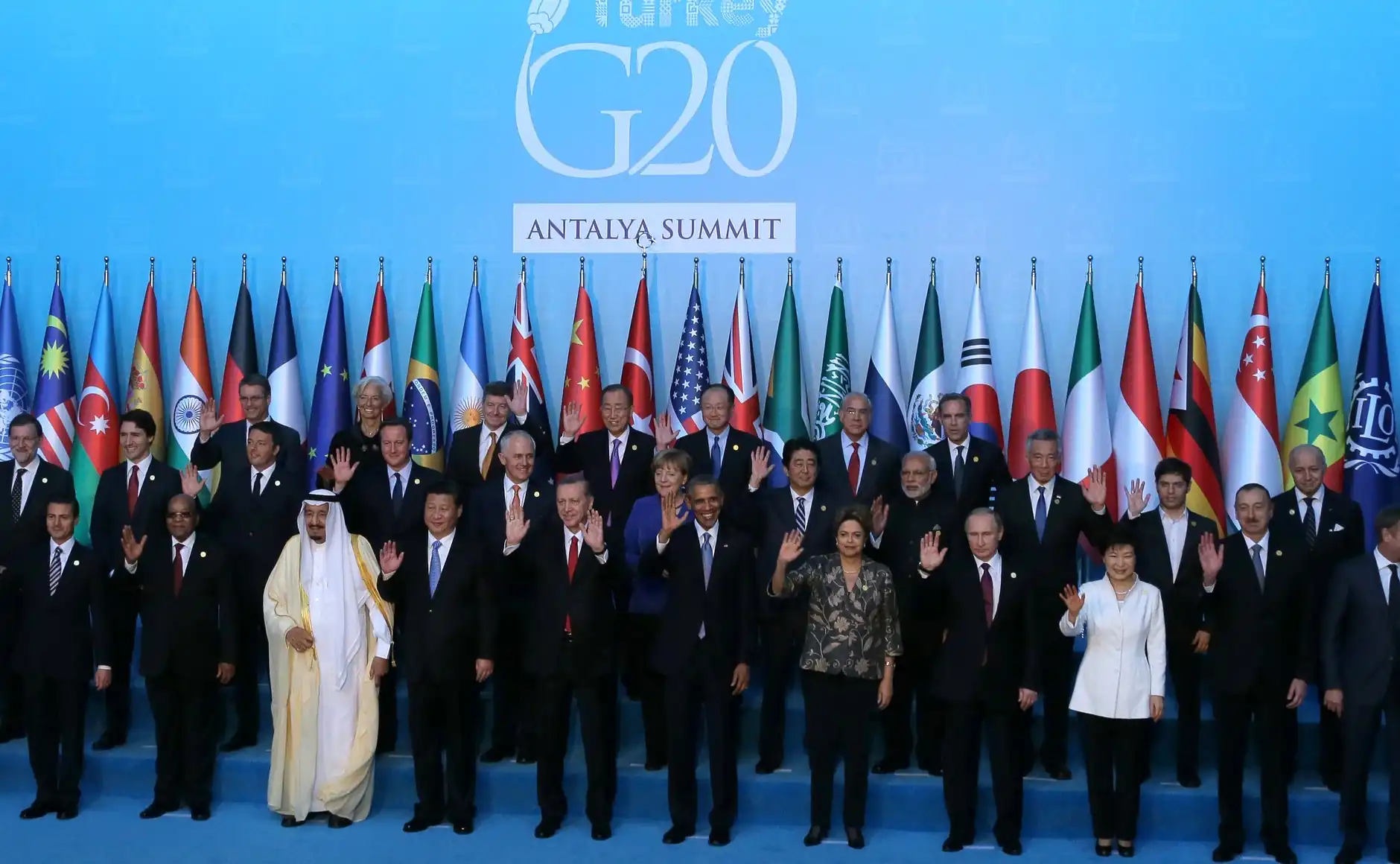 Erdoğan and Obama at the 2015 G20 Antalya summit in Turkey