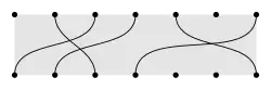 A rook monoid partition