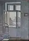 Room with view from an open window
