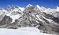 Peak 41 centered. Everest/Lhotse to distant left