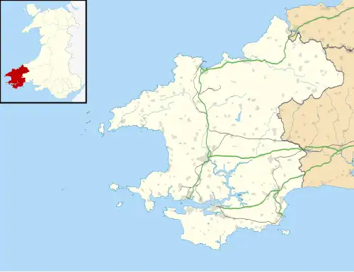Merlin's Bridge is located in Pembrokeshire