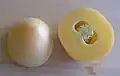 Cut in half