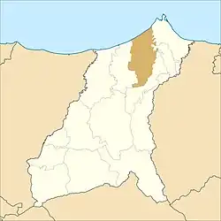 Location of Petarukan