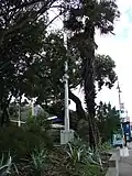Historic New Zealand/Australia Railwaymen's flag pole.