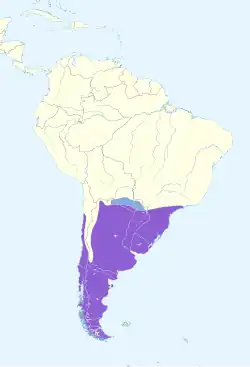 Map of range
