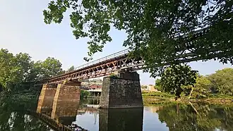 A color photograph of a bridge