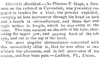 A newspaper article