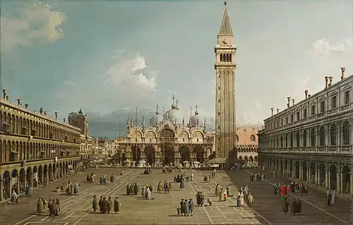 Canaletto, Piazza San Marco, Venice [it], c. 1730–1735
