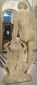 Rear, with third putto