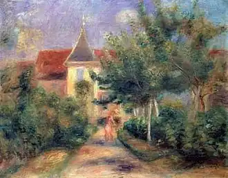 House at Essoyes by Pierre-Auguste Renoir