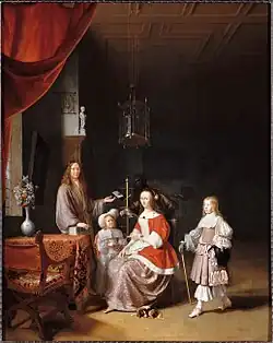 Gerard Jansz Meerman wearing petticoat breeches, 1668