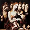 Pedro Campaña, The Seven Virtues, ca. 1550