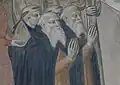 Friars in prayer