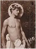 Portrait of a young martyr by Wilhelm von Plüschow.