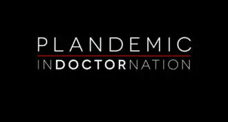 The logo in all caps and a morbid font.