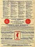 Pluto Concentrated Water label, French Lick, Indiana, 1901
