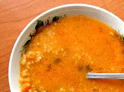 Zupa pomidorowa – tomato soup with rice
