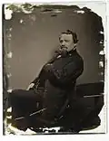 Bare ambrotype plate, c. 1860, showing damage to emulsion and varnish