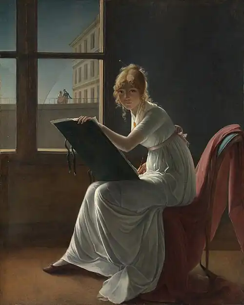 Portrait of Charlotte du Val d'Ognes (attribution), 1801, oil on canvas, Metropolitan Museum of Art, New York City