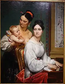 Portrait of the Marchesa Cunegonda Misciattelli by Horace Vernet