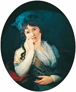 Portrait of the artist, circa 1796 (private collection)