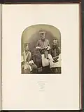 Portrait of Sindhi Lohana Amil men in Serai topi