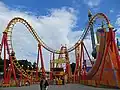 Boomerang roller coaster