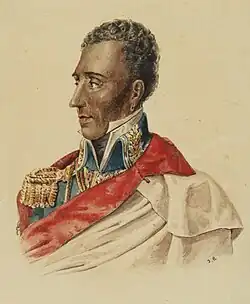 Jean-Pierre Boyer, former battalion commander of the French Revolutionary Army, later became President of Haiti controlling the entire island of Hispaniola for twenty-two years.