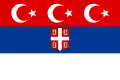 Proposed flag of the Principality of Serbia (c. 1838)