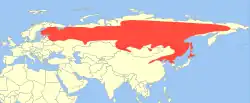 Map of range