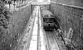 Train in cutting south of the station in 1982