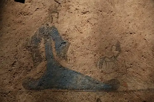 Fresco showing Queen Mother of the West