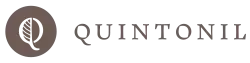 The restaurant's wordmark mixing a letter Q with a leaf.
