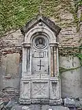 Vandalized memorial