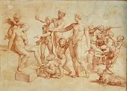 Marriage of Alexander and Roxana. Study for Villa Farnesina