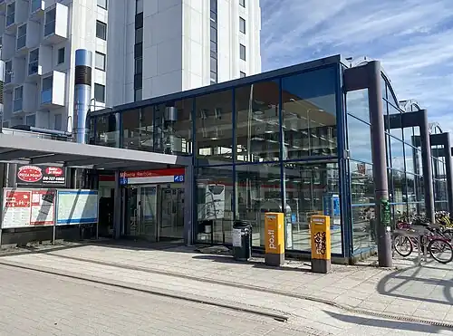 Western entrance