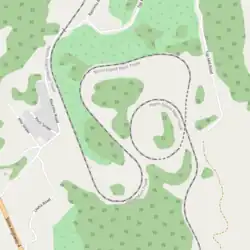 Map of the spiral, from OpenStreetMap